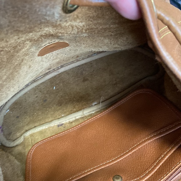 Dooney & Bourke Vintage Canyon Honey Leather Mini Backpack - Picture 14 of 15